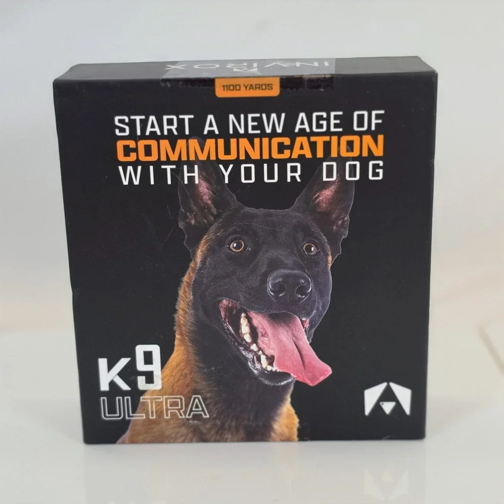 Invirox Ultra K9 Dog Shock Collar w/ Remote 124 Levels IP67 Waterproof 1100 Yd